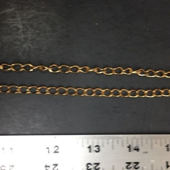 Red Y-Drop Necklace Long Gold Pink Transluscent Chunky - Picture 6 of 7